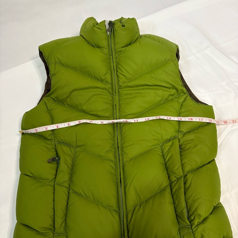 MEC Down Puffer Vest Women’s XS | Olive Green Lightweight Packable Outdoor - Picture 8 of 9